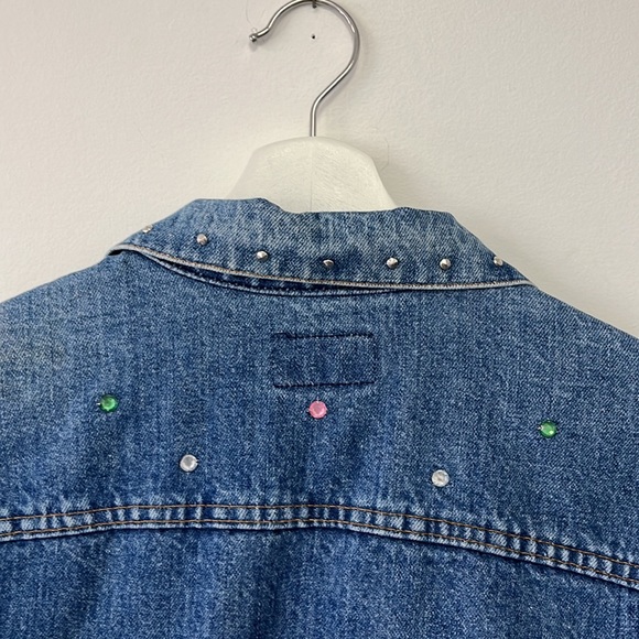 Levi’s Rhinestone Handmade Jean Jacket - Size 38 / L - Picture 11 of 11